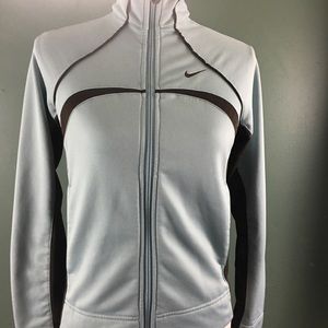 EUC Mint Green/Brown Lightweight Nike jacket